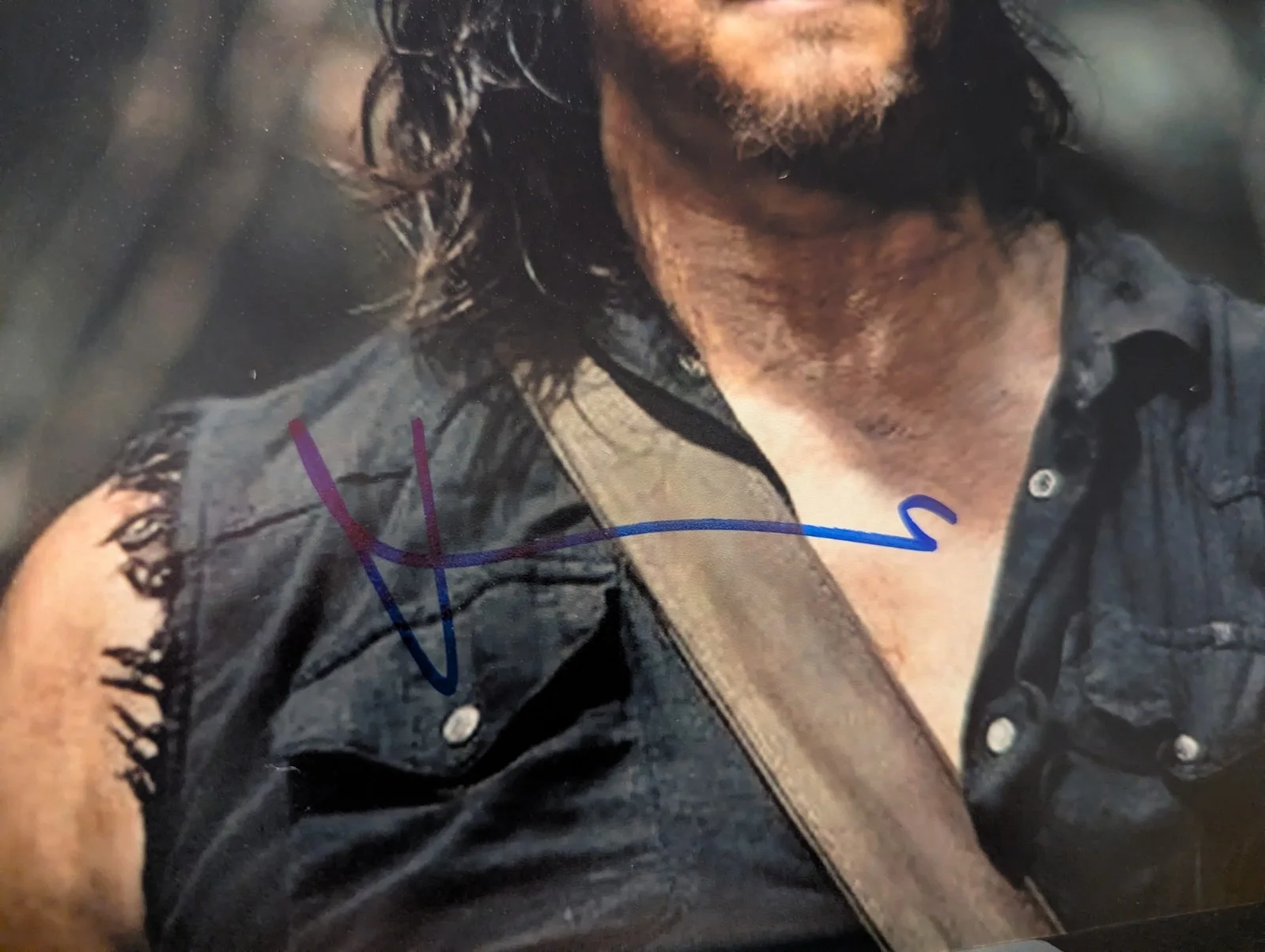 Norman Reedus — Norman Reedus Signed 8x10 Photo The Walking Dead Authentic Autograph ACOA, изображение 2