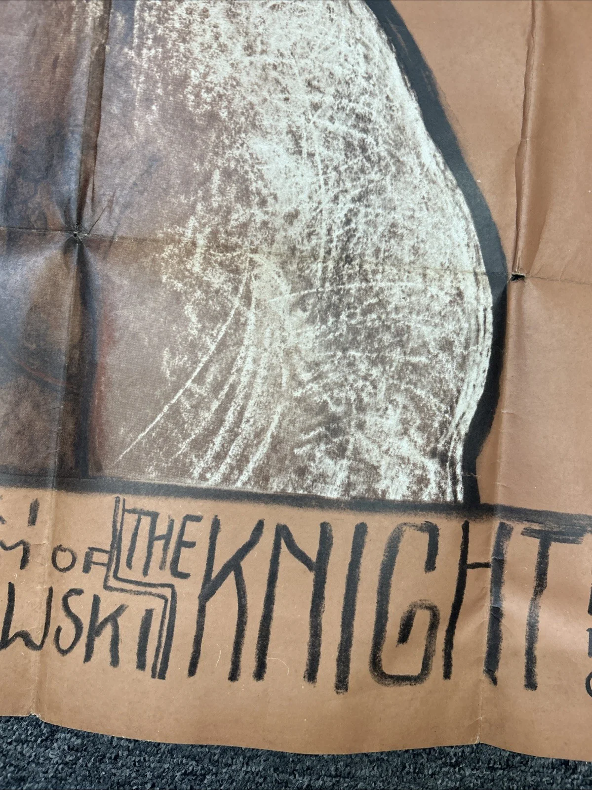 THE KNIGHT (1980) rare original Polish movie poster - Starowieyski male nude art, изображение 3