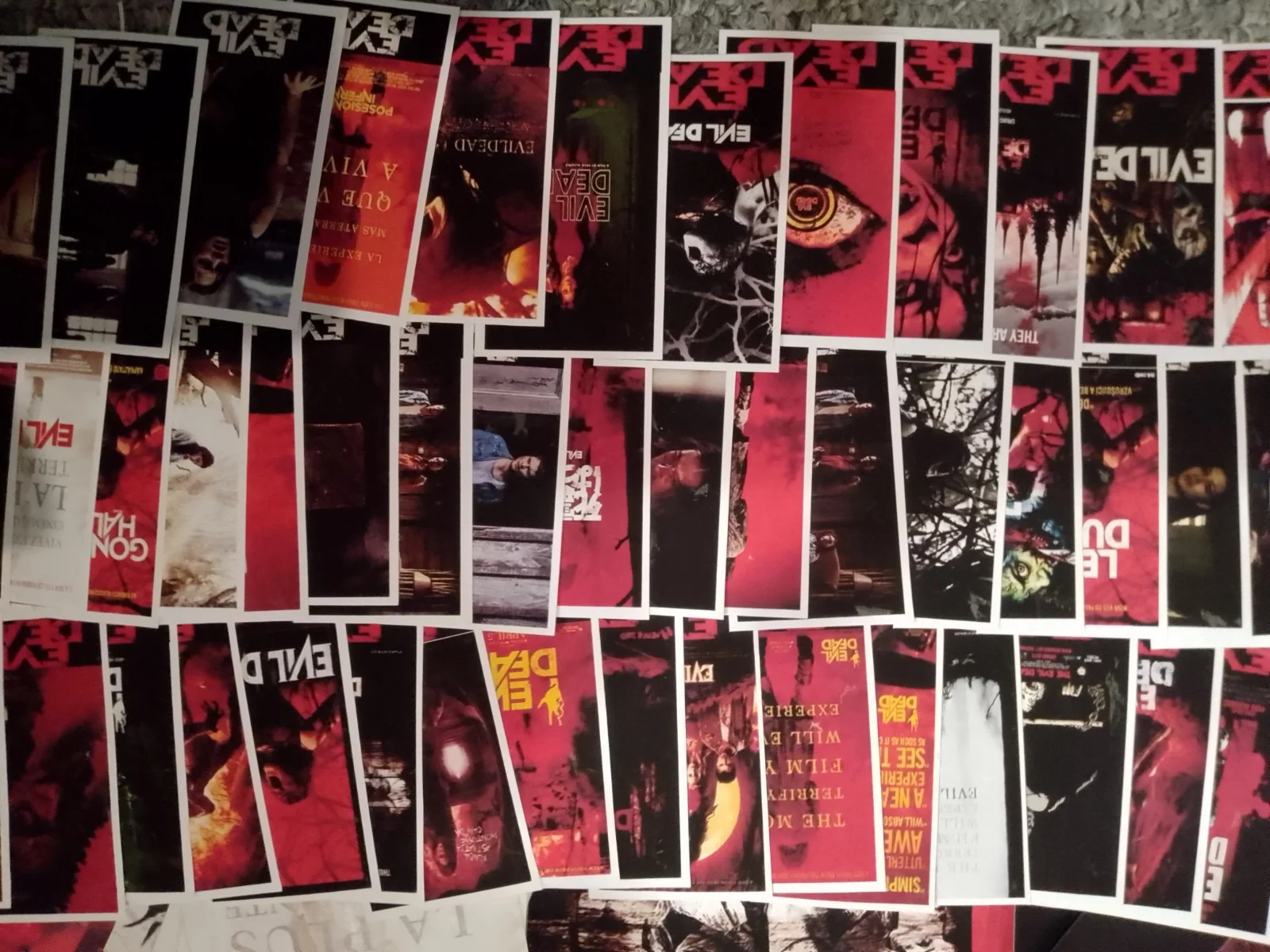 Evil Dead 2013 collection 56 mini-art-cards/14 lobby cards/12 Lobbymarkers+, image 5