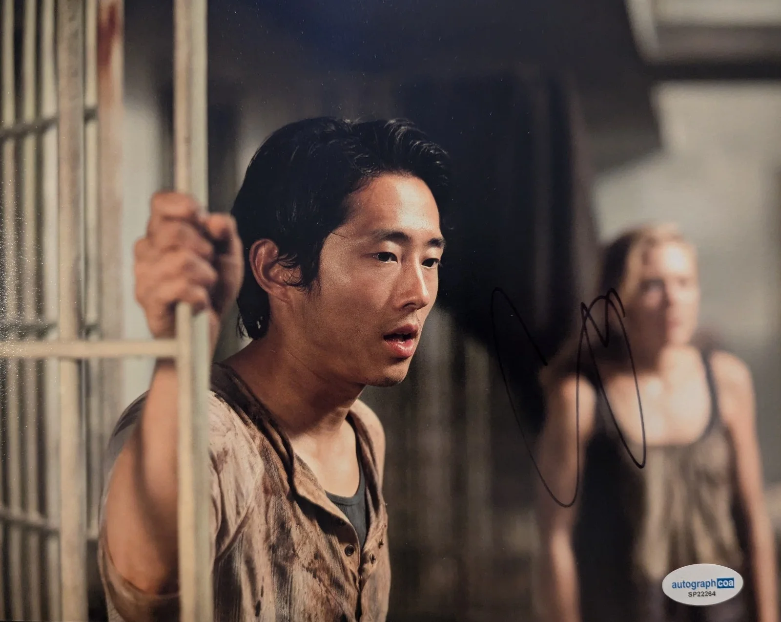 Steven Yuen — Steven Yeun Autographed Signed 8X10 Photo-The Walking Dead-ACOA