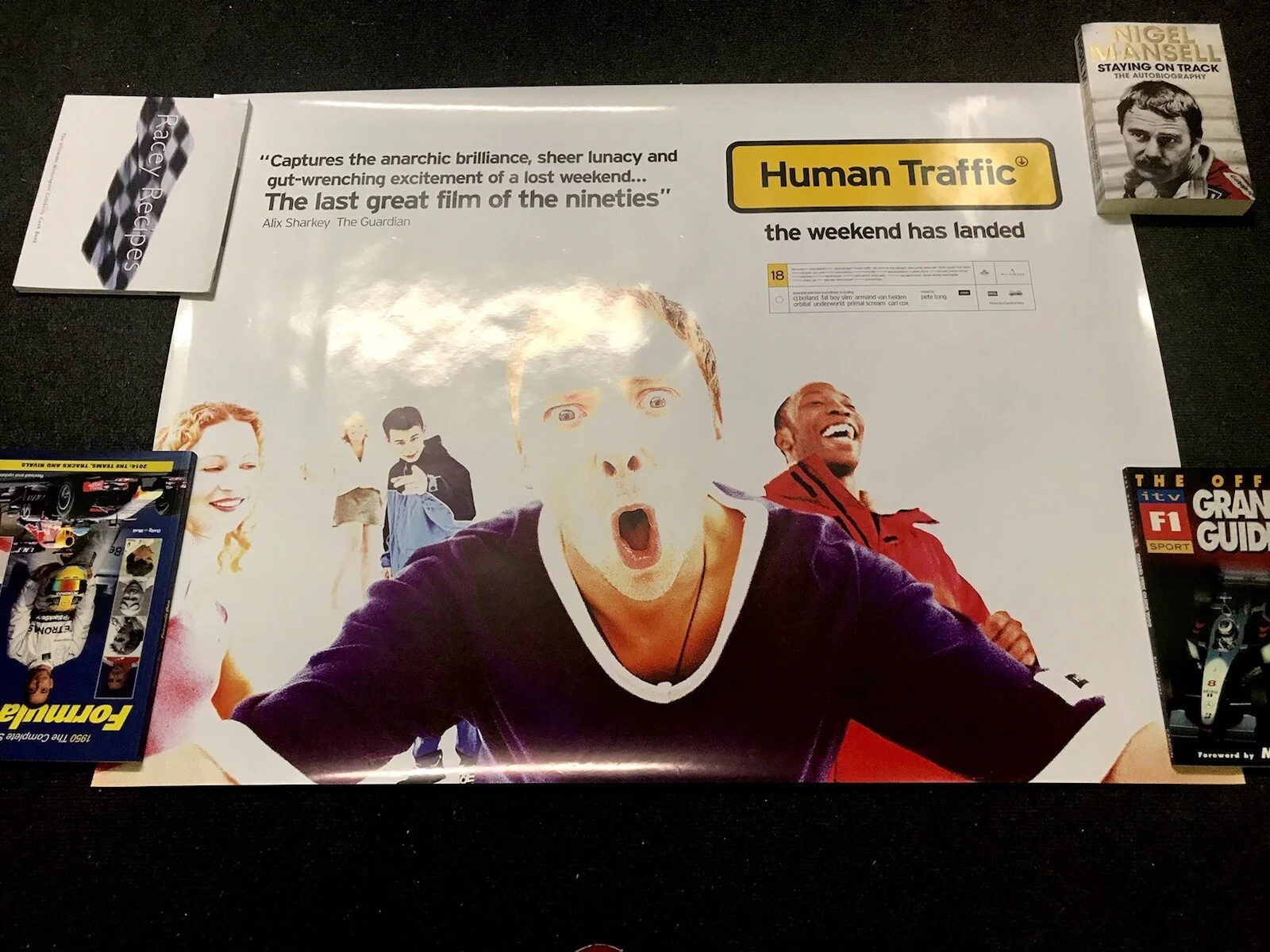 HUMAN TRAFFIC Quad Movie Film 1999 CLUBBING PARTY Poster DANNY DYER JOHN SIMM, изображение 2