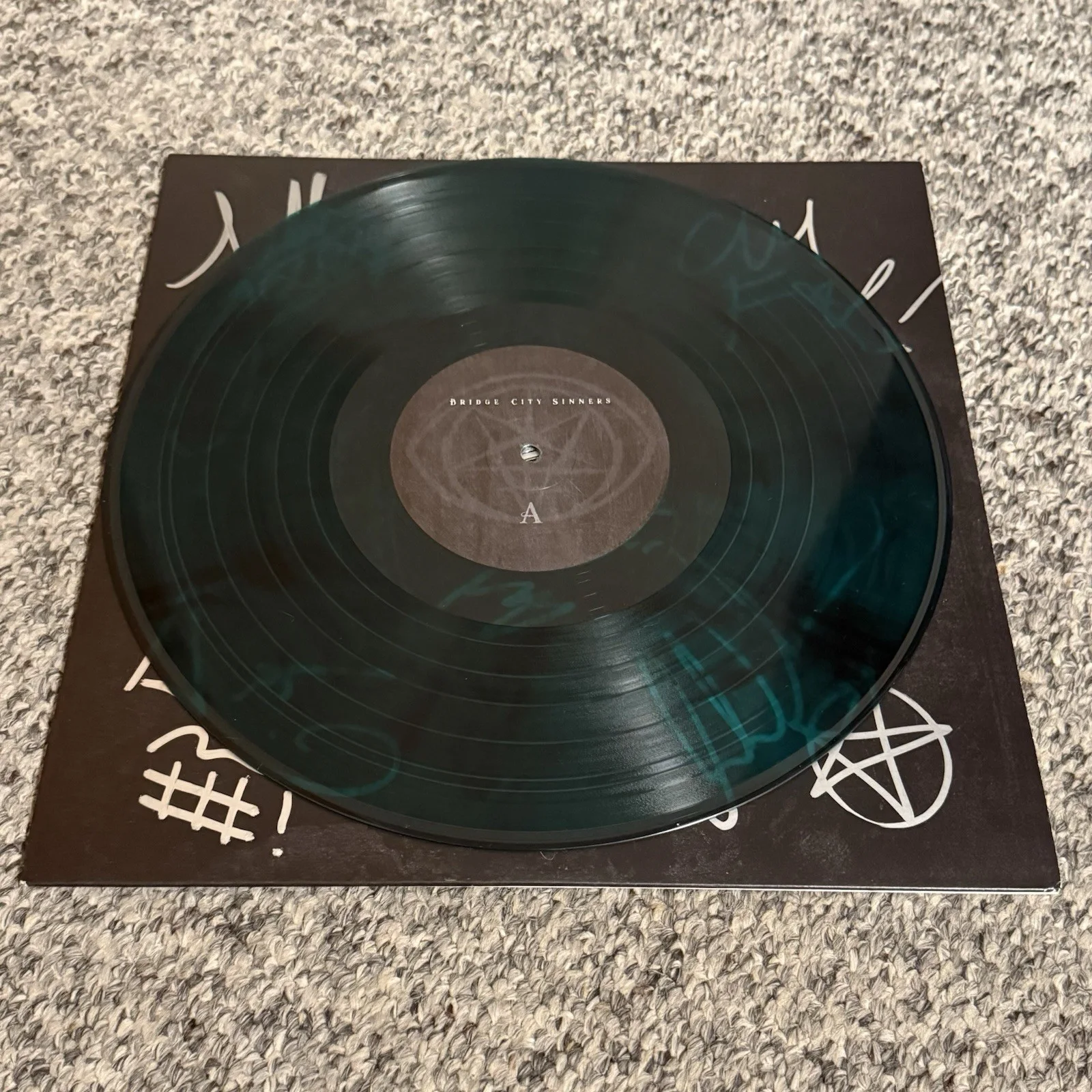 BRIDGE CITY SINNERS SIGNED IN THE AGE OF DOUBT VINYL RECORD, image 2