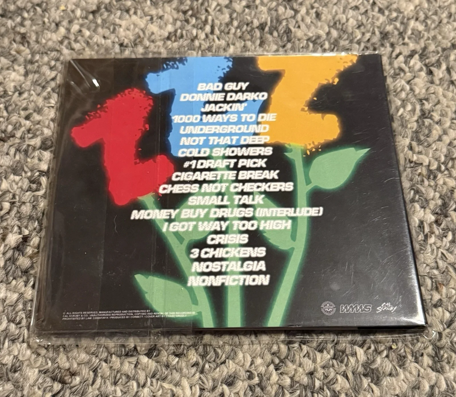 CAL SCRUBY SIGNED WHILE YOU WERE SLEEPING CD CASINO RAPPER, image 2