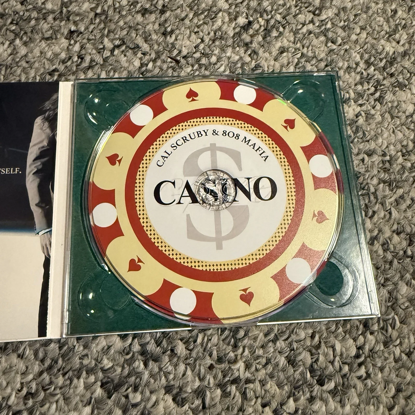 CAL SCRUBY SIGNED CASINO CD WHILE YOU WERE SLEEPING RAPPER, image 3