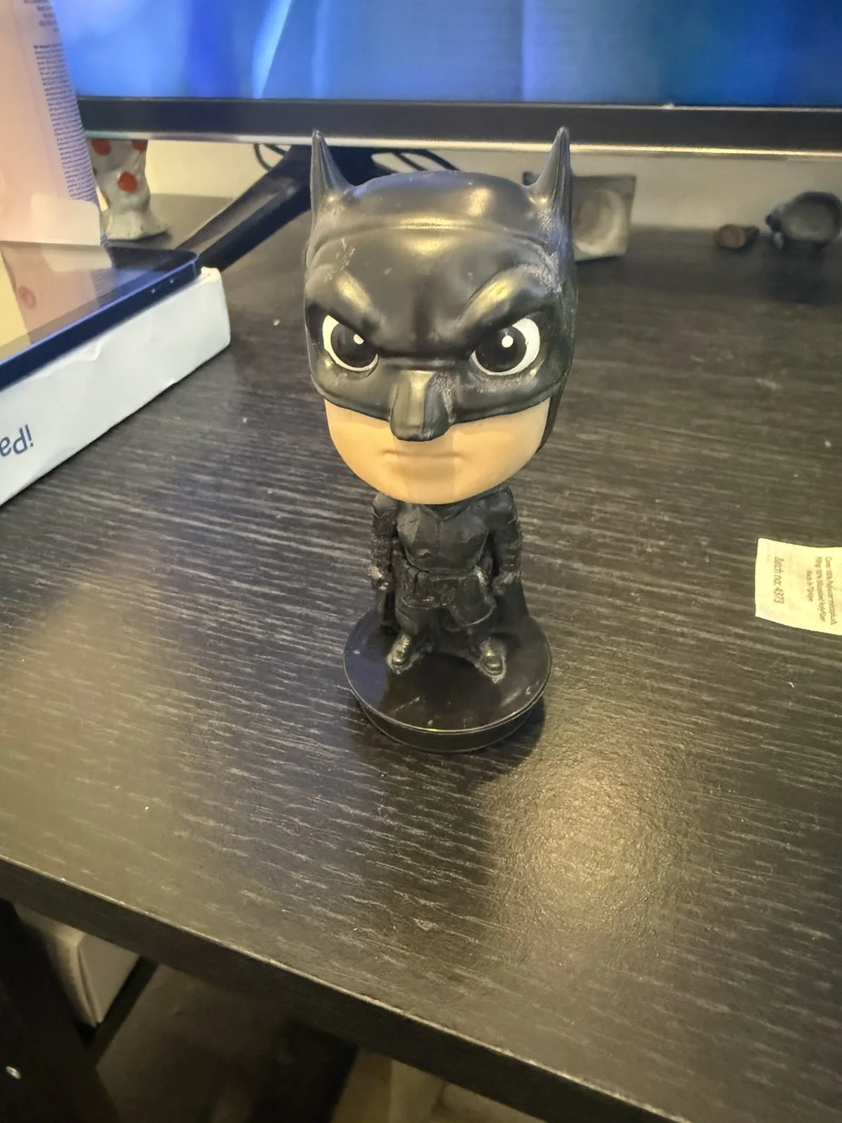 2022 The Batman Movie Bobble Head ROBERT PATTINSON AMC Exclusive - no box, изображение 2