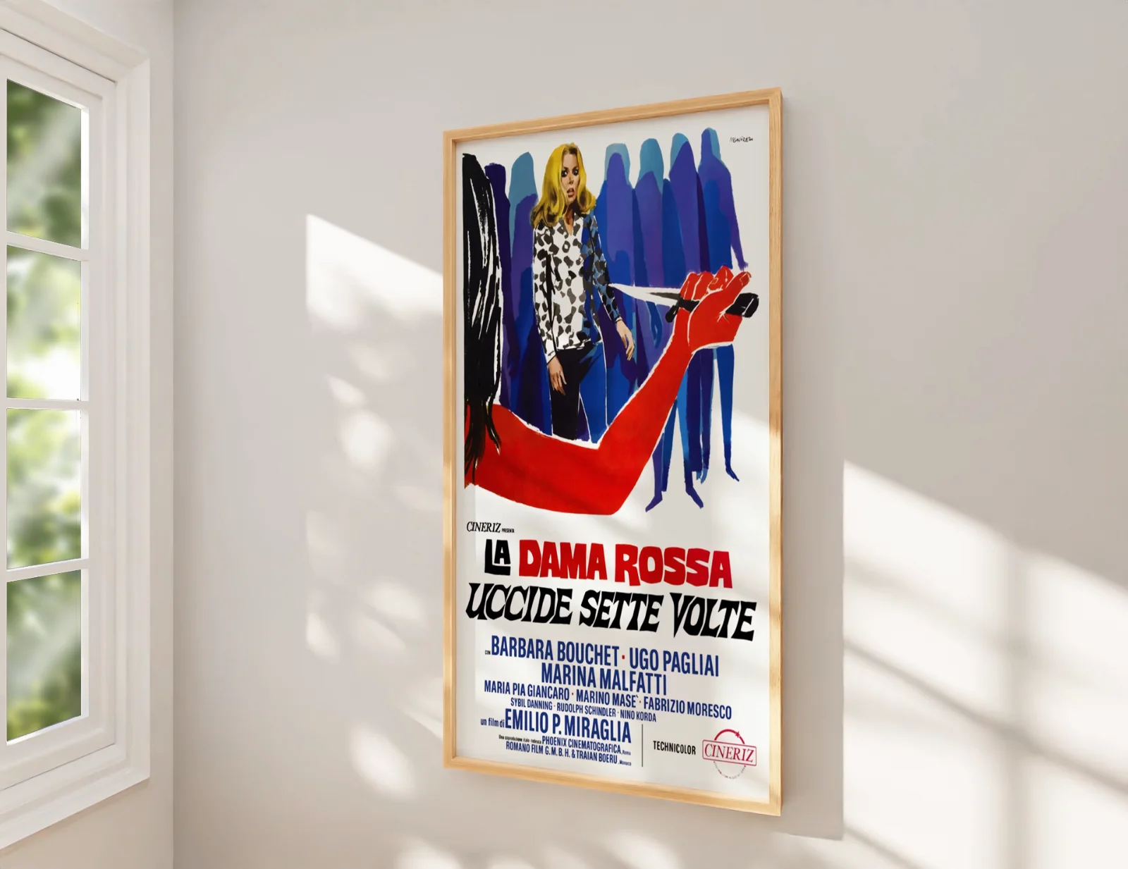 The Red Queen Kills Seven Times 1972 Giallo Horror - Restored Soggettone Poster, image 2