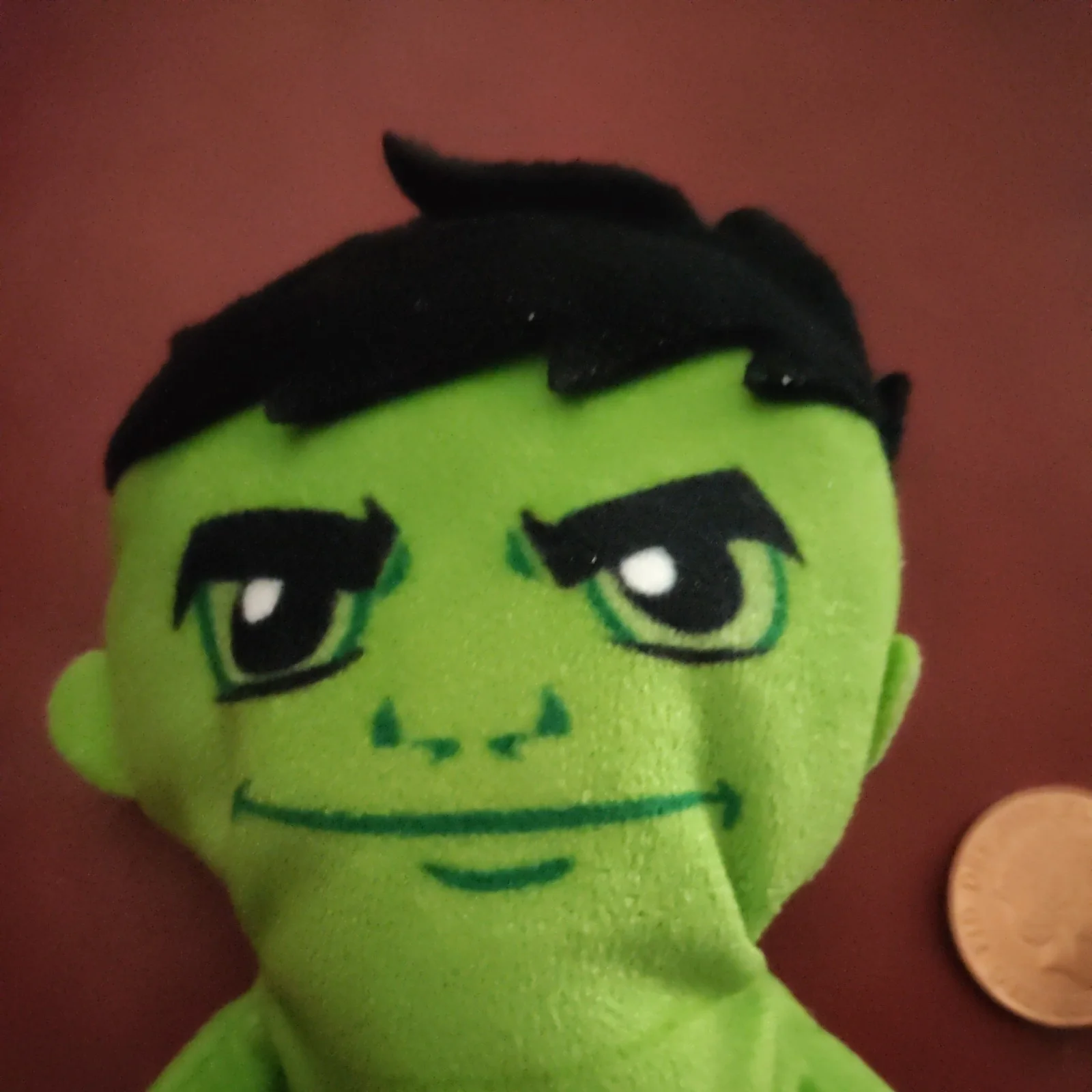 Marvel Beenie Babies The Incredible Hulk Keyring Plush Toy Whitehouse Leasure, изображение 2