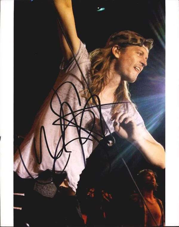 Wes Scantlin — Wes Scantlin Puddle Of Mud Authentic signed 8x10 photo |CERT Autographed 1326-q