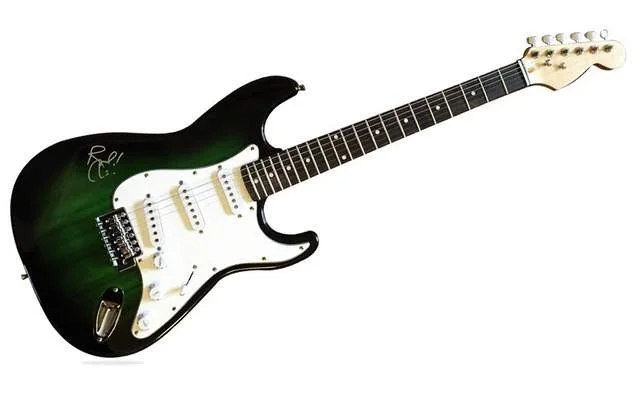 Brendon Urie — Brendon Urie Panic At The Disco signed guitar w/Certificate Autograph A1
