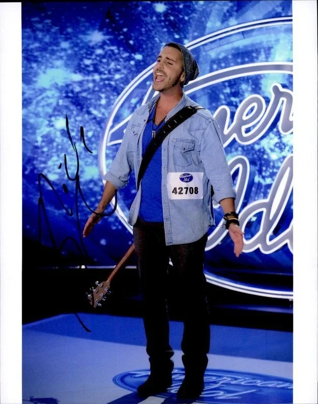Nick Fradiani — Nick Fradiani Authentic signed rock 8x10 photo W/Certificate Autographed (A2
