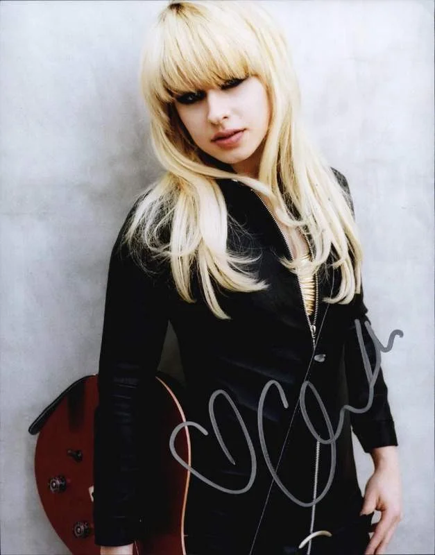 Orianthi Panagaris — Orianthi Panagaris authentic signed rock 8x10 photo W/Cert Autographed A0003