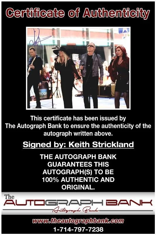 Keith Strickland — Keith Strickland The B-52s Authentic signed 8x10 photo |CERT Autographed 1326-c, изображение 2