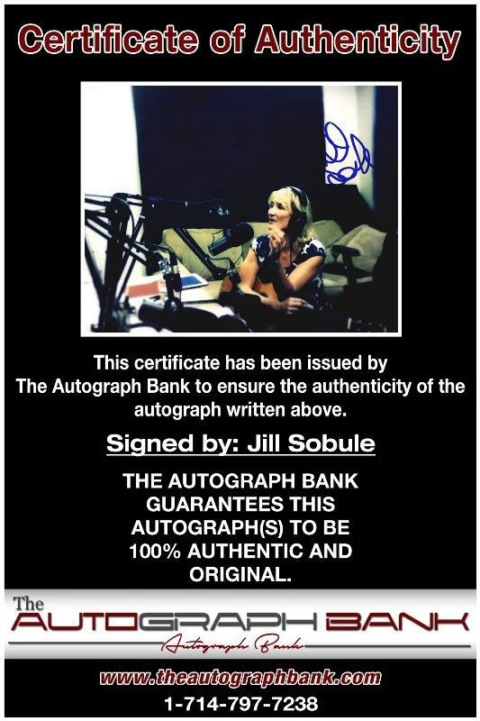 Jill Sobule — Jill Sobule Authentic signed rock 8x10 photo W/Certificate Autographed (1326-c), изображение 2