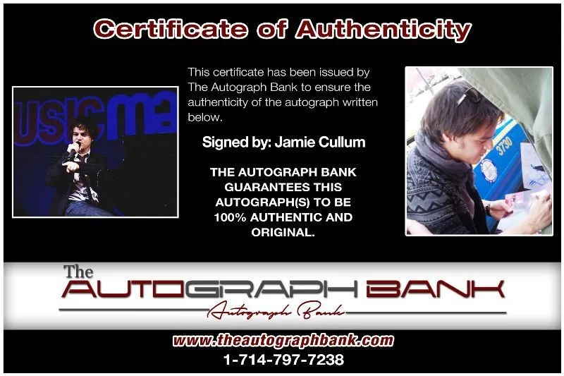 Jamie Cullum — Jamie Cullum Authentic signed rock 8x10 photo W/Certificate Autographed (1326-n), изображение 2