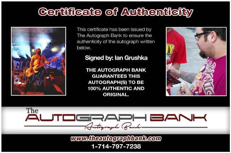 Ian Grushka — Ian Grushka New Found Glory Authentic signed 8x10 photo |CERT Autographed 1326-a, изображение 2