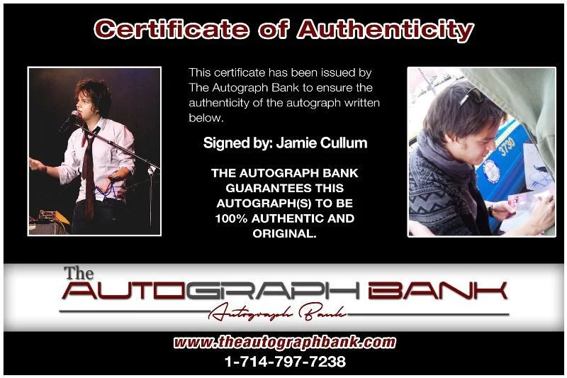 Jamie Cullum — Jamie Cullum Authentic signed rock 8x10 photo W/Certificate Autographed (1326-b), image 2