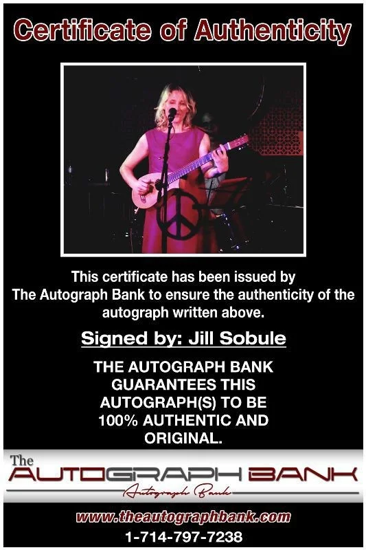 Jill Sobule — Jill Sobule Authentic signed rock 8x10 photo W/Certificate Autographed (1326-a), изображение 2