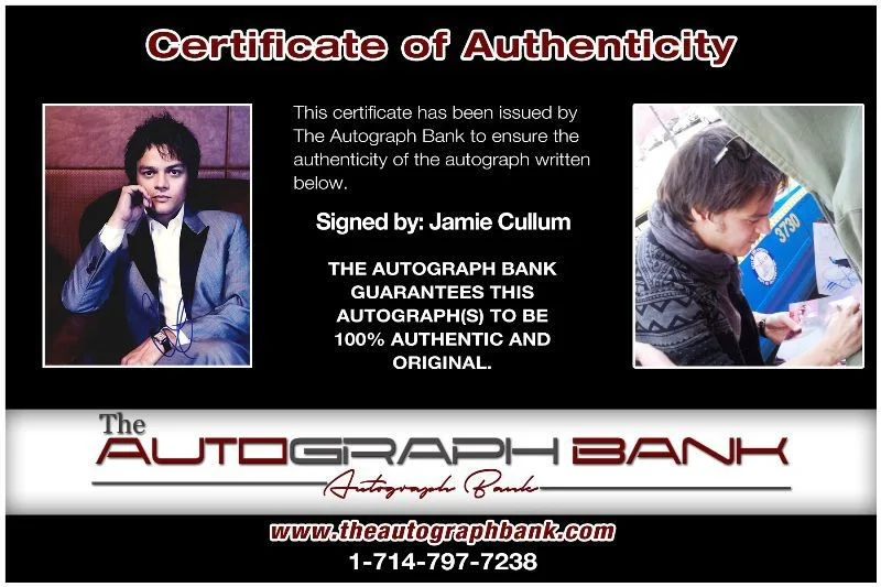 Jamie Cullum — Jamie Cullum Authentic signed rock 8x10 photo W/Certificate Autographed (1326-c), изображение 2