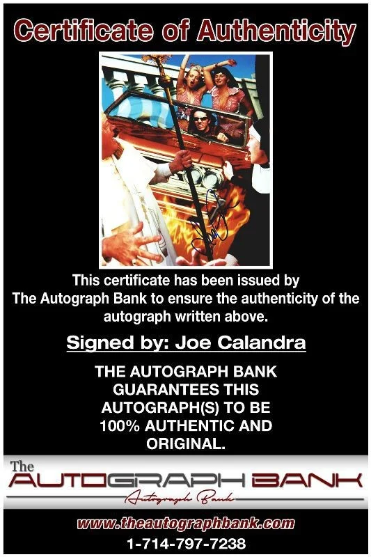 Joe Calandra — Joe Calandra Monster Magnet Authentic signed 8x10 photo |CERT Autographed 1326-c, изображение 2