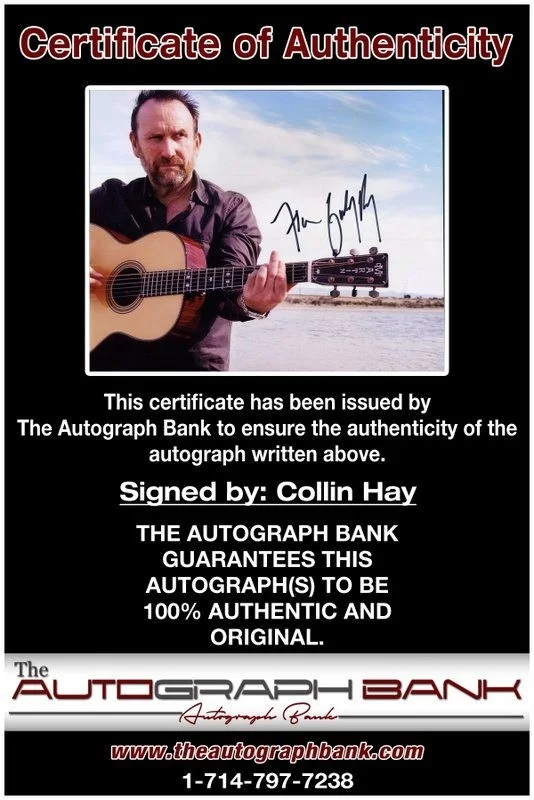Colin Hay — Colin Hay Authentic signed rock 8x10 photo W/Certificate Autographed (A1, изображение 2