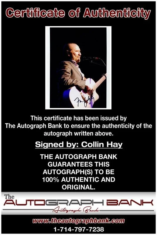 Colin Hay — Colin Hay Authentic signed rock 8x10 photo W/Certificate Autographed (A2, изображение 2