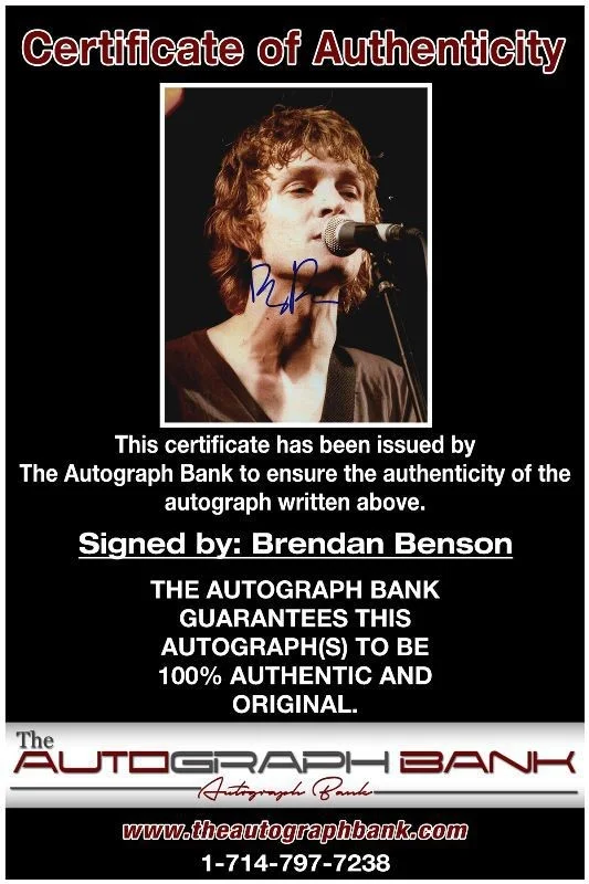 Brendan Benson — Brendan Benson The Raconteurs Authentic signed 8x10 photo |CERT Autograph 1326-d, изображение 2