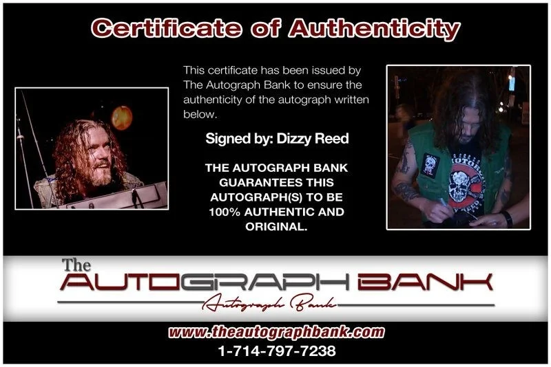 Dizzy Reed — Dizzy Reed Guns N Roses Authentic signed rock 8x10 photo W/Cert Autographed A2, image 2