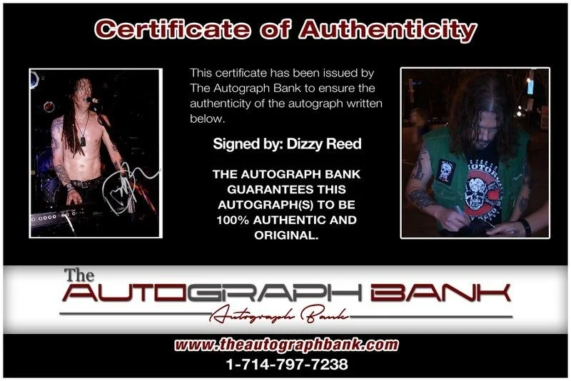 Dizzy Reed — Dizzy Reed Guns N Roses Authentic signed rock 8x10 photo W/Cert Autographed A12, изображение 2