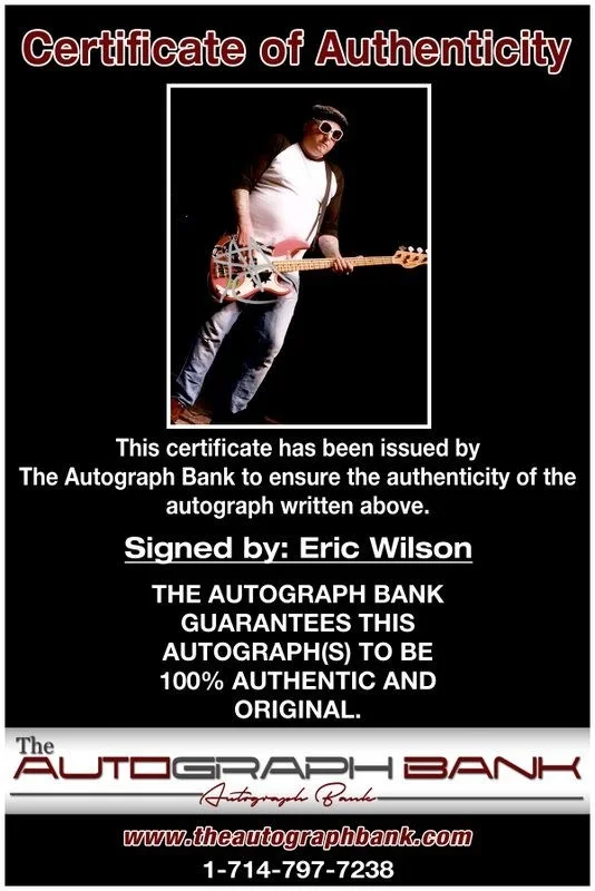 Eric Wilson — Eric Wilson Sublime Authentic signed rock 8x10 photo W/Cert Autographed A10, image 2