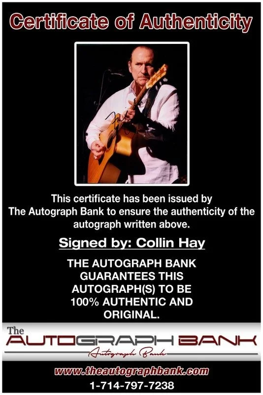 Colin Hay — Colin Hay Authentic signed rock 8x10 photo W/Certificate Autographed (A4, изображение 2
