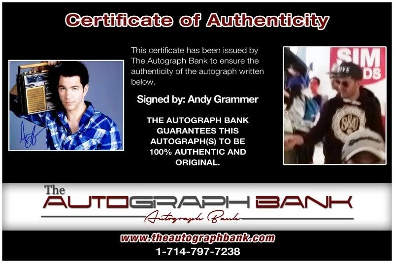 Andy Grammer — Andy Grammer Authentic signed rock 8x10 photo W/Certificate Autographed (A4, image 2