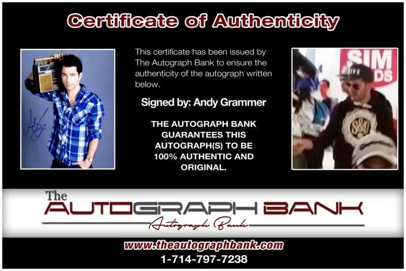 Andy Grammer — Andy Grammer Authentic signed rock 8x10 photo W/Certificate Autographed (A3, image 2