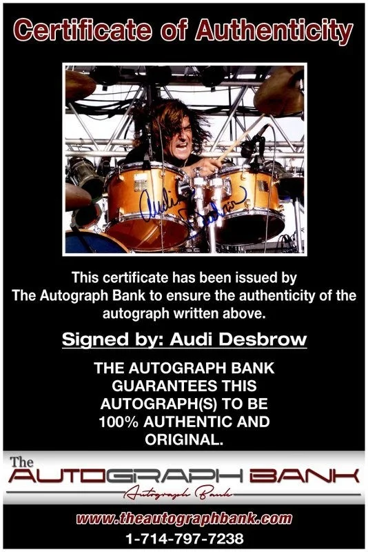 Audi Desbrow — Audi Desbrow The Great White Authentic signed 8x10 photo |CERT Autographed A6, image 2