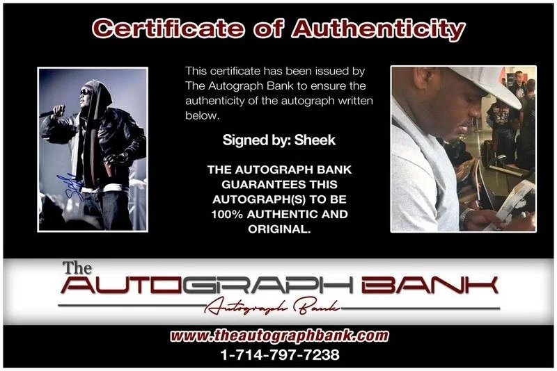 Sheek Louch — Sheek Louch LOX authentic signed RAPPER 10x15 photo W/ Cert Autographed B3, изображение 2