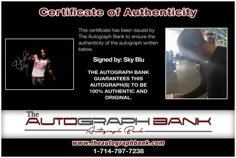 Sky Blu — Sky Blu LMFAO authentic signed RAPPER 10x15 photo W/ Certificate Autographed B3, изображение 2