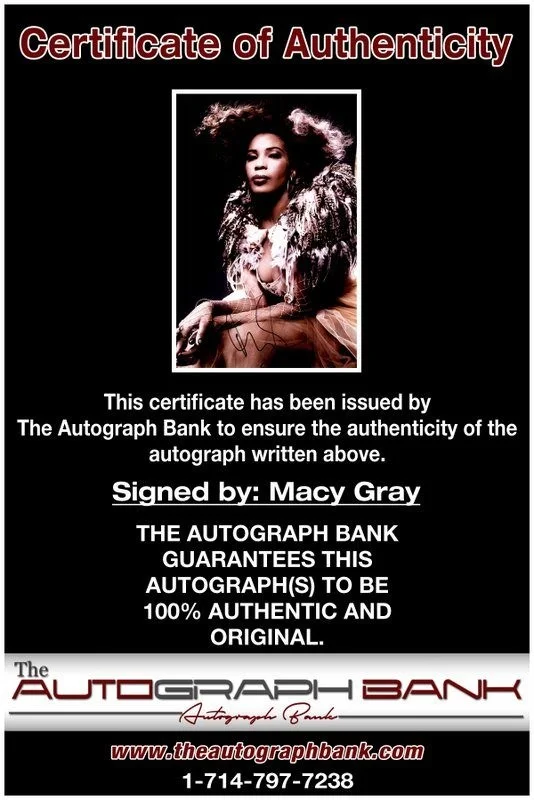 Macy Gray — Macy Gray authentic signed RAPPER 10x15 photo W/ Certificate Autographed (B2), image 2