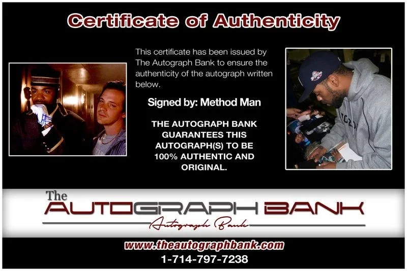 Method Man — Method Man Wu Tang Clan authentic signed 10x15 photo W/ Certificate B1, изображение 2