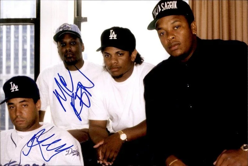 Mc Ren — Mc Ren & Dj Yella N.W.A. authentic signed 10x15 photo W/ Certificate B6