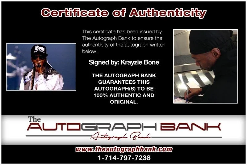 Krayzie Bone — Krayzie Bone Thugs N Harmony authentic signed 10x15 photo W/ Certificate B1, image 2