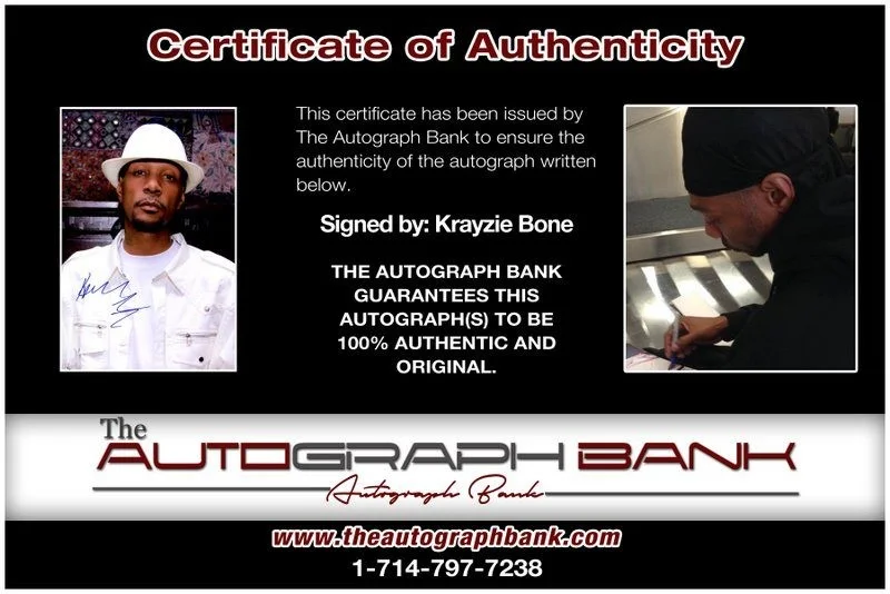 Krayzie Bone — Krayzie Bone Thugs N Harmony authentic signed 10x15 photo W/ Cert B4, image 2
