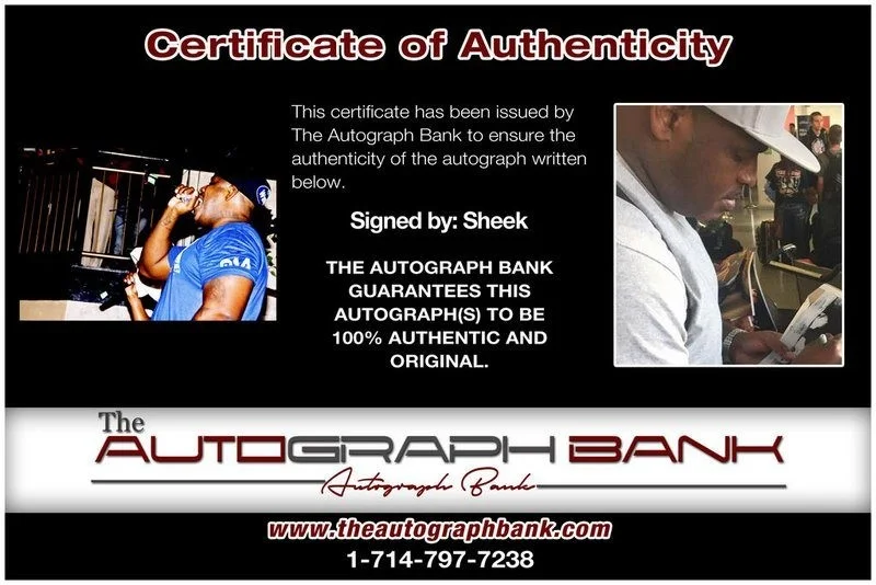 Sheek Louch — Sheek Louch LOX authentic signed RAPPER 10x15 photo W/ Cert Autographed B1, изображение 2