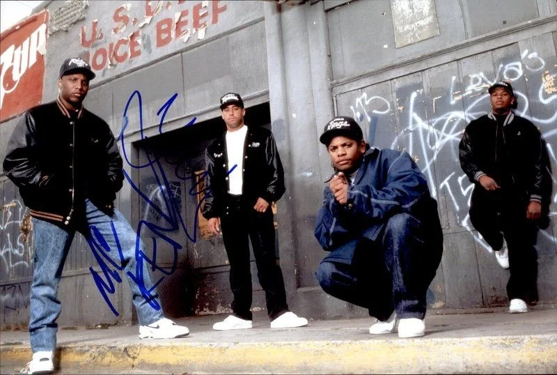 Mc Ren — Mc Ren & Dj Yella N.W.A. authentic signed 10x15 photo W/ Certificate B8