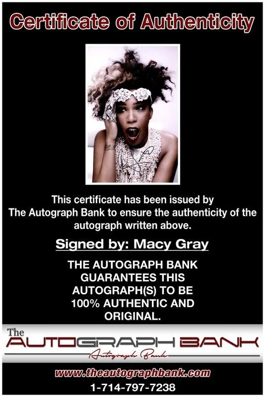 Macy Gray — Macy Gray authentic signed RAPPER 10x15 photo W/ Certificate Autographed (B1), image 2