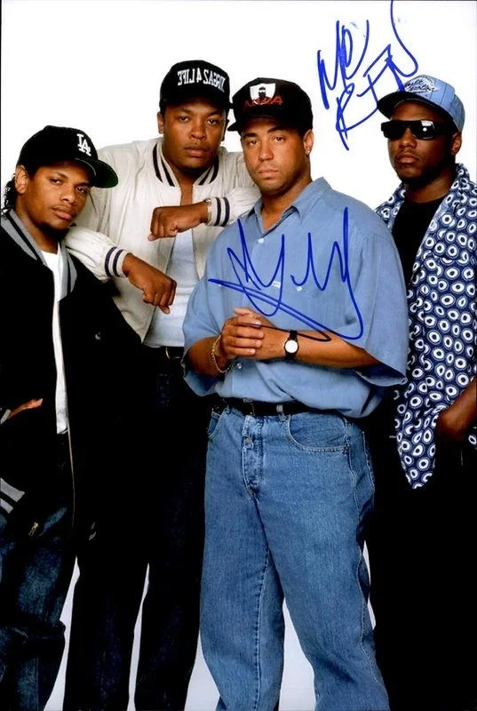 Mc Ren — Mc Ren & Dj Yella N.W.A. authentic signed 10x15 photo W/ Certificate B7