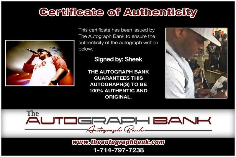 Sheek Louch — Sheek Louch LOX authentic signed RAPPER 10x15 photo W/ Cert Autographed B2, изображение 2