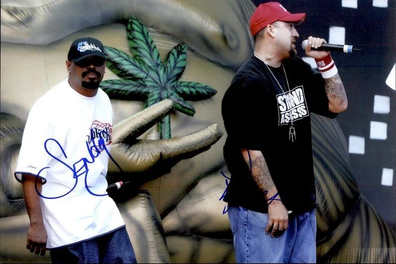 Cypress Hill — Foto autêntica assinada do RAPPER 10x15 de Cypress Hill com certificado autografado (B5)