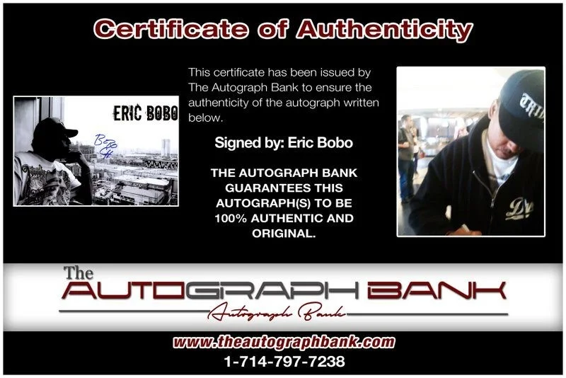 Eric Bobo — Eric Bobo Cypress Hill authentic signed RAPPER 10x15 photo W/Cert Autographed B3, image 2