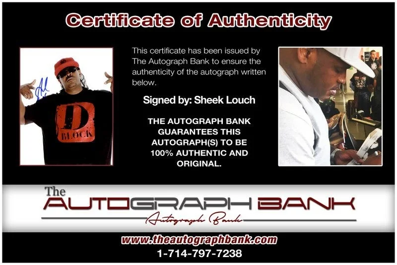 Sheek Louch — Sheek Louch LOX authentic signed RAPPER 8x10 photo W/ Certificate Autographed A6, изображение 2