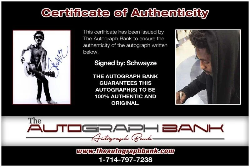 Shwayze — Shwayze Buzzin authentic signed RAPPER 8x10 photo W/ Certificate Autographed A19, изображение 2