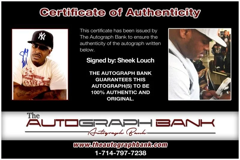 Sheek Louch — Sheek Louch LOX authentic signed RAPPER 8x10 photo W/ Certificate Autographed A4, изображение 2